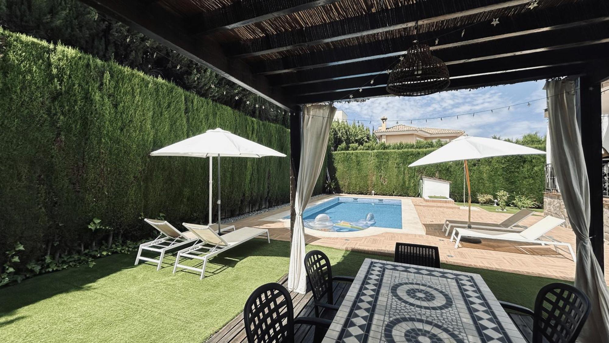 Extraordinaria Villa Con Piscina Y Chimenea Granada Buitenkant foto